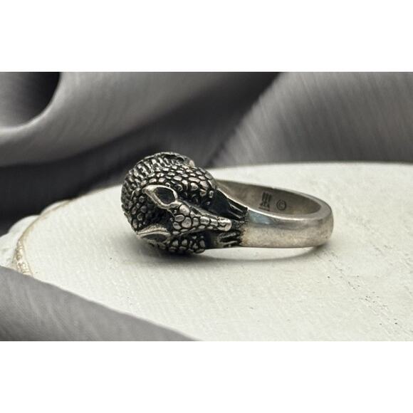 Retired JAMES AVERY ARMADILLO RING 11.34G / Size 7.5